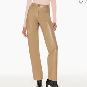 Aritzia Wilfred Melina Pant in Iced Latte